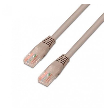 CABLE RED UTP CAT5E RJ45 AISENS 25CM GRIS