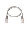 CABLE RED UTP CAT5E RJ45 AISENS 25CM GRIS