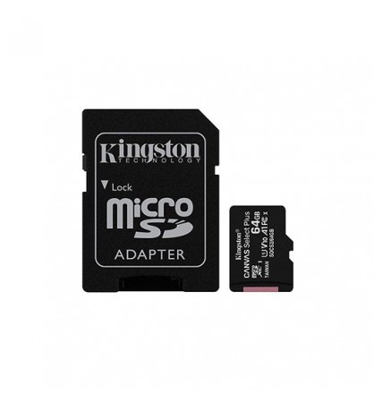 MEM MICRO SDXC 64GB KINGSTON CANVAS SELECTADAPT