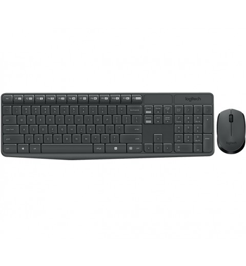 TECLADORATON LOGITECH MK235 WIRELESS NEGRO