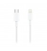 CABLE LIGHTNING M A USB C M NANOCABLE 1M BLANCO MACHO A MAC