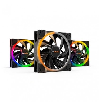 VENTILADOR 140X140 BEQUIET LIGHT WINGS PACK 3UD