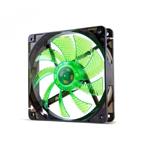 VENTILADOR 120X120 NOX COOLFAN 120 LED VERDE