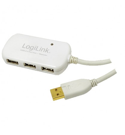 HUB 4 PUERTOS USB 20 LOGILINK UA0108 12METROS