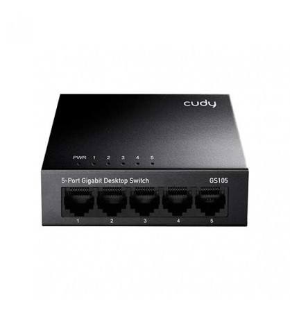 HUB SWITCH 5 PTOS CUDY GS105 GIGABIT METAL