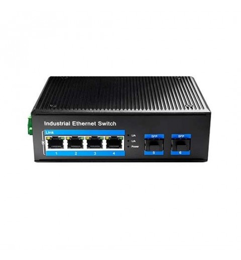 HUB SWITCH CUDY IG1004S2P INDUSTRIAL PoE