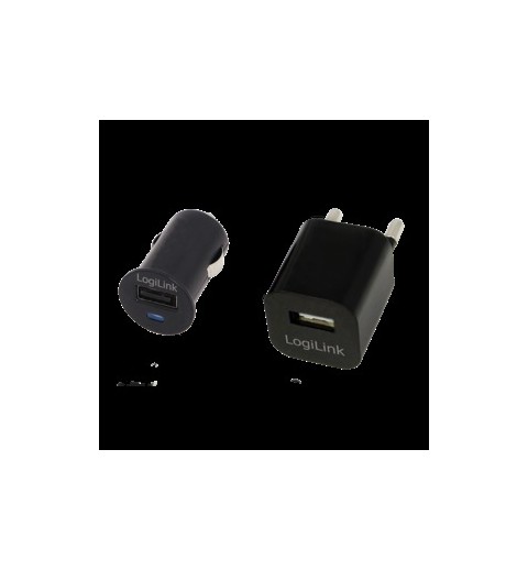 CARGADOR USB CASA COCHE LOGILINK PA0076 5V 1A PA0076