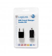 CARGADOR USB CASA COCHE LOGILINK PA0076 5V 1A PA0076