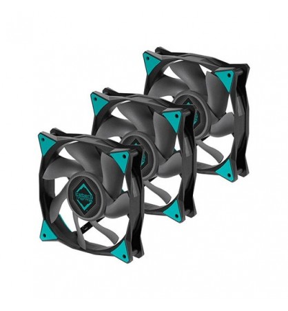 VENTILADOR 120X120 ICEBERG THERMAL ICEGALE XTRA BLACK 3P