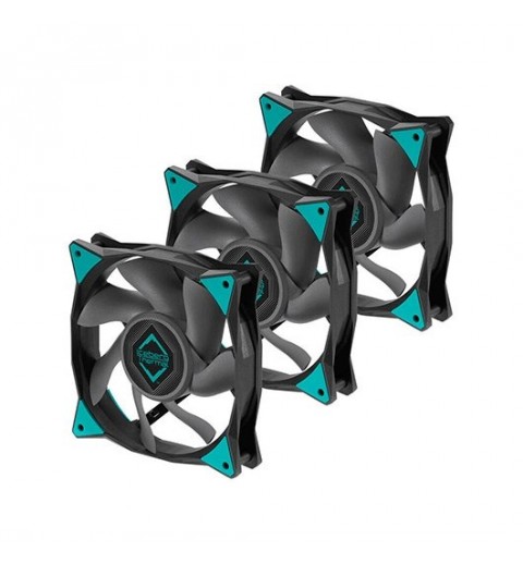 VENTILADOR 120X120 ICEBERG THERMAL ICEGALE XTRA BLACK 3P