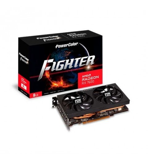 TARJETA GRaFICA POWERCOLOR RX 7600 FIGHTER 8GB GDDR6