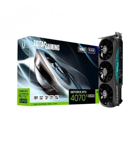 TARJETA GRaFICA ZOTAC RTX 4070TI SUPER TRINITY OC BLACK ED