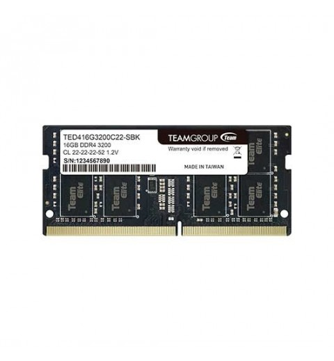 MODULO MEMORIA RAM S O DDR4 16GB PC3200 TEAMGROUP ELITE