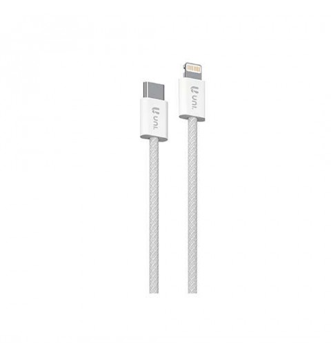 CABLE UNI USB TIPOC A LIGHTNING 30W 3A