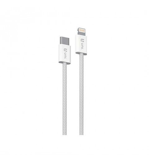 CABLE UNICO USB TIPOC A LIGHTNING 30W 1M PVC