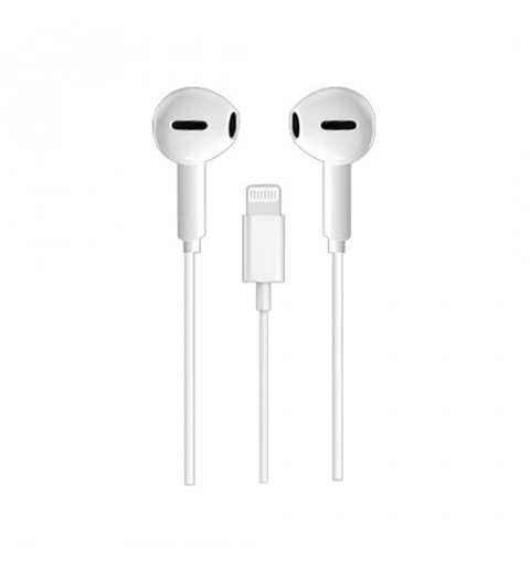 AURICULARES UNI CON CABLE LIGHTNING 12M