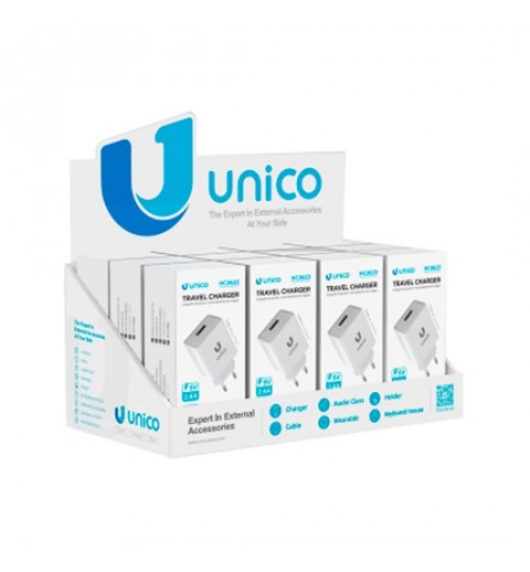 EXPOSITOR UNICO DE 12 CARGADORES SIMPLES USB 24A