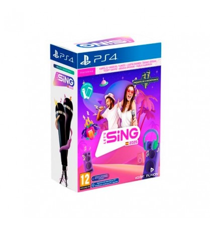 JUEGO PS4 LETS SING 2025 SV 2 MICROS