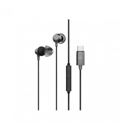 AURICULARES ENERGY SISTEM TIPO C METALLIZED DARK