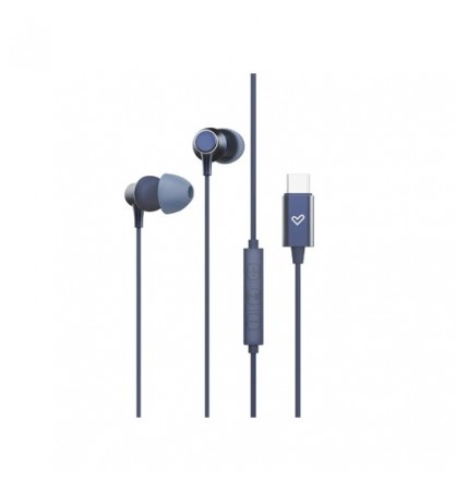 AURICULARES ENERGY SISTEM TIPO C METALLIZED BLUE