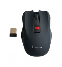 RATON USB L LINK OPTICO INALAMBRICO NEGRO