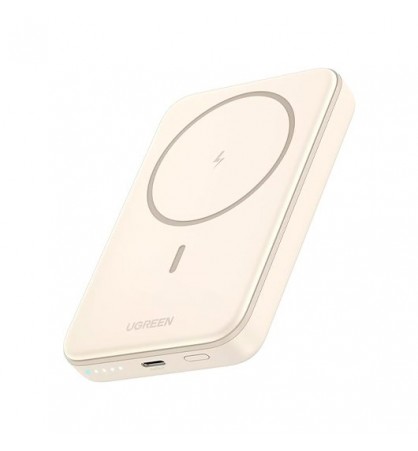 POWER BANK UGREEN 5000mAh MAGNETIC WIRELESS WHITE