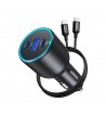 CARGADOR COCHE UGREEN 2USB C PDUSB A 130W