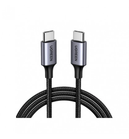 CABLE UGREEN USB C ALUMINUM TRENZADO 1M BLACK