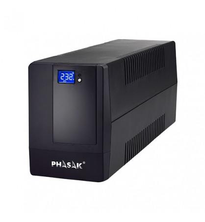 SAI UPS 2000VA PHASAK DISPLAY LCD AVR 2XSCHUKO PH 9420