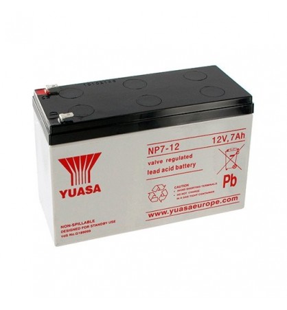 BATERiA YUASA 7Ah 12V PARA SAI