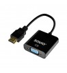 ADAPTADOR HDMI M VGA H NEGRO SAVIO AK 75