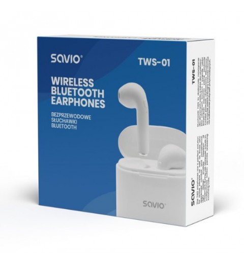 AURICULARES INALABRICOS BLUETOOTH 50 SAVIO TWS 01