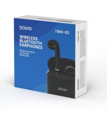 AURICULARES INALABRICOS BLUETOOTH 50 SAVIO TWS 02