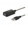 CABLE ALARGADOR PUERTO USB 20 5M NEGRO SAVIO