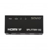 SPLITTER 1X2 HDMI FULL HD 3D SAVIO CL 42 NEGRO