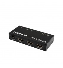 SPLITTER 1X2 HDMI FULL HD 3D SAVIO CL 42 NEGRO