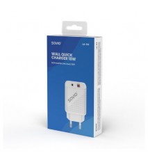 CARGADOR USB 30 DE CARGA RaPIDA 18W SAVIO LA 05